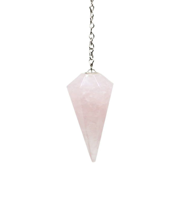 Pêndulo de Quartzo Rosa